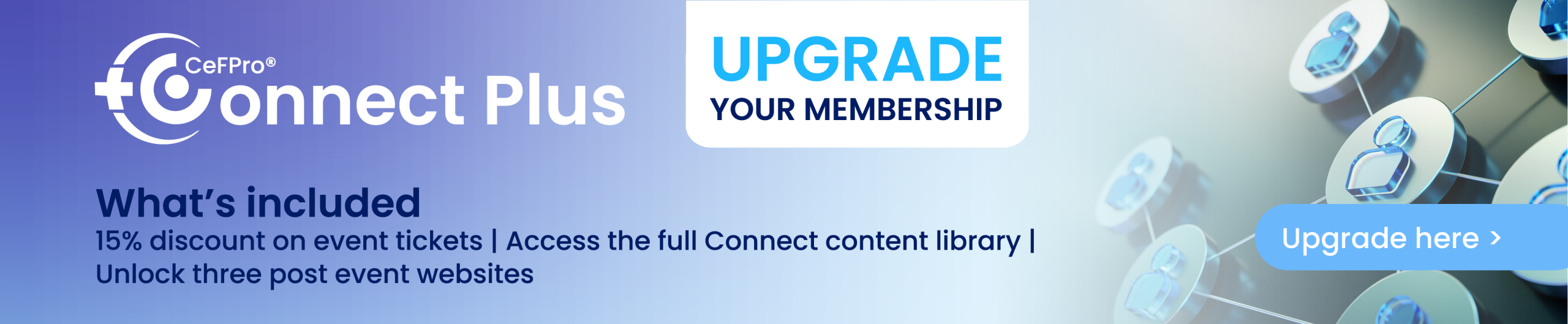 connect + advert banner