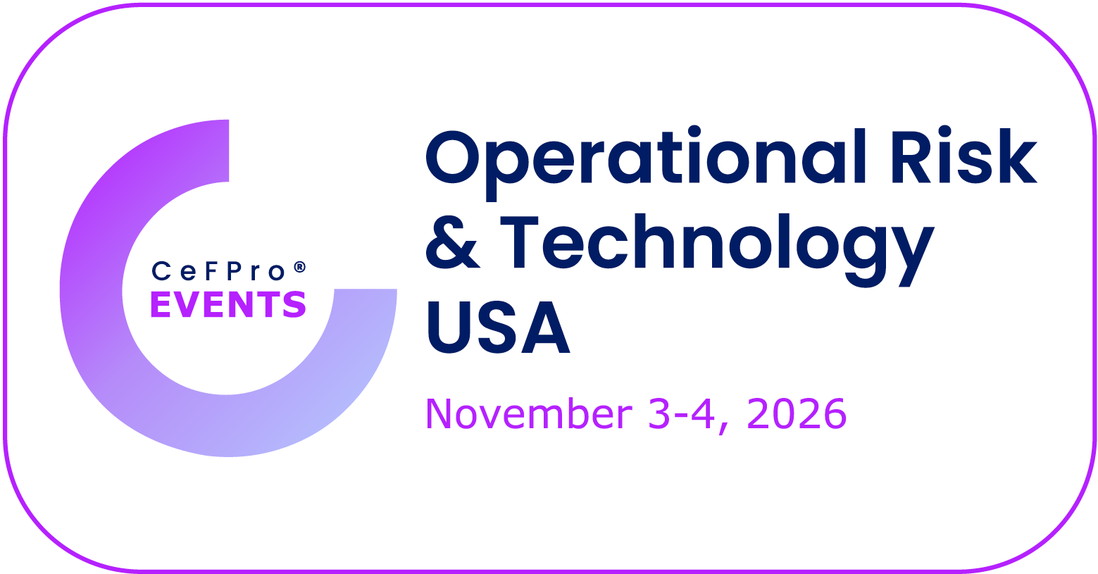 OpRisk & Tech US - event grid